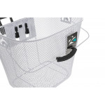 Košík na riadidlá - klipový HT-207C - biely